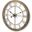 Mething 25 Inch Wall Clock In Brown