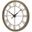 Mething 31 Inch Wall Clock In Brown