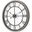 Mething 25 Inch Wall Clock In Gray