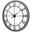 Mething 31 Inch Wall Clock In Gray