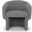 Metro Jessie Accent Chair In Charcoal Boucle Upholstery