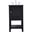 Metropolis 19 Inch Single Bathroom Vanity Set In Black