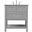 Metropolis 30 Inch Single Bathroom Vanity Set In Grey