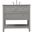 Metropolis 36 Inch Single Bathroom Vanity Set In Grey