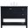 Metropolis 42 Inch Single Bathroom Vanity Set In Black