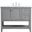 Metropolis 42 Inch Single Bathroom Vanity Set In Grey