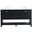 Metropolis 60 Inch Double Sink Bathroom Vanity Set In Black