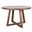 Mia Round Wood Dining Table In Cinder