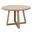 Mia Round Wood Dining Table In Wheat