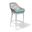 Miami Barstool in Dupione Celeste