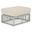 Miami Ottoman in Echo Ash