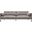Michalina 84 Inch Fabric Sofa In Light Gray