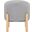 Michelle Terry Ottoman In Natural and Light Grey