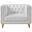Michelle Vegan Leather Chair In White