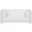 Michelle Vegan Leather Loveseat In White