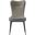 Mickey Pearl Grey Leather Dining Chair Set Of 2