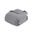 Microfleece Full/Queen Blanket In Grey