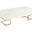 Midas Storage Bench In White