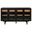 Middleton 4-Door Sideboard Server with Dual Drawers In Black