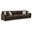 Midnight-Madness 2-Piece Sectional In Chocolate