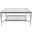 Mieka Cocktail Table In Silver And Glass