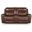 Mighty Moves Power Reclining Loveseat with Console In Mahogany