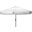 Milan Fringe 11Ft Rnd Crank Umbrella In White