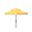 Milan Fringe 9Ft Double Top Crank Umbrella in Yellow