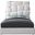 Milan Vegan Leather King Bed In White