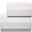 Milan White Lacquer LAF Nightstand