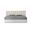 Milan White Lacquer Queen Platform Bed