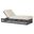 Milano Adjustable Chaise in Echo Ash