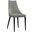 Milano Leather Dining Chair Set of 2 In White