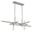 Milano Linear Chandelier In Nickel