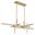 Milano Linear Chandelier In Polished Brass