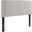 Milenna Channel Tufted Upholstered Fabric King/California King Headboard In Oatmeal
