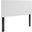 Milenna Channel Tufted Upholstered Fabric King/California King Headboard In White