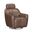 Miles Swivel Gliding Accent Chair In Renaissance Tobacco