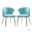 Milia Dining Chair Set Of 2 In Sage
