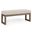 Milltown Solid Wood Large Ottoman Bench In Platinum