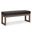 Milltown Solid Wood Large Ottoman Bench In Tanners Brown