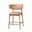 Milo Counter Stool In Pale Tan and Natural