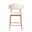 Milo Counter Stool In Savile Flax and Natural