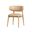Milo Dining Chair In Pale Tan and Natural