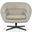 Mina Swivel Chair In Beige