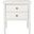 Mina White 2-Drawer Nightstand