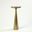 Minaret Large Accent Table In Satin Brass