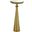 Minaret Small Accent Table In Satin Brass