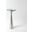 Minaret Small Accent Table In Satin Nickel