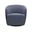 Mingle Swivel Glider Accent Chair In Thatch Blue